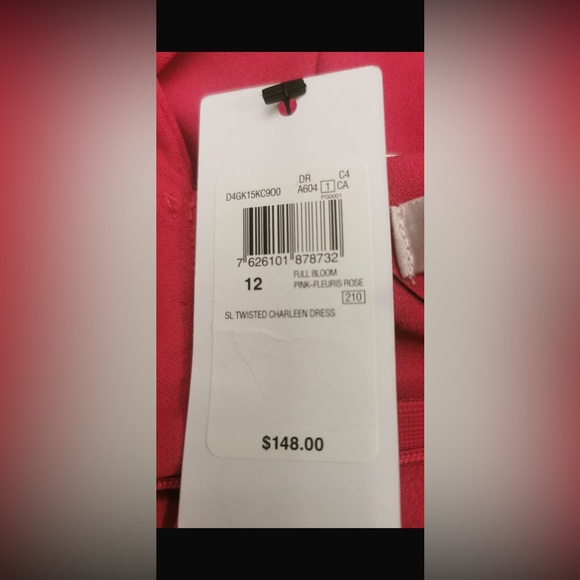 NEW! Guess Twisted Charleen Dress Size 12 - Picture 3 of 5